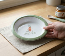 Love Grows Here Melamine Children's Dish Bowl