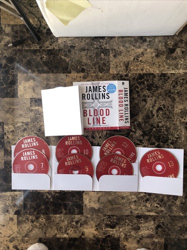 Bloodline: A Sigma Force Novel Unabridged 2012 James Rollins Audiobook 13 CDs - Foto 8 di 9