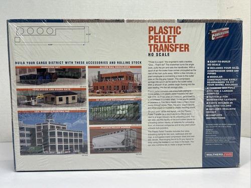 Walthers HO Trasferimento Pellet Plastica Pietra Angolare Edificio 933-3081. Nuovo! - Foto 2 di 2