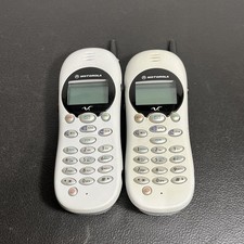 LOT OF 2 Motorola V2397 - Gray and Silver Cellular Phone - Untested