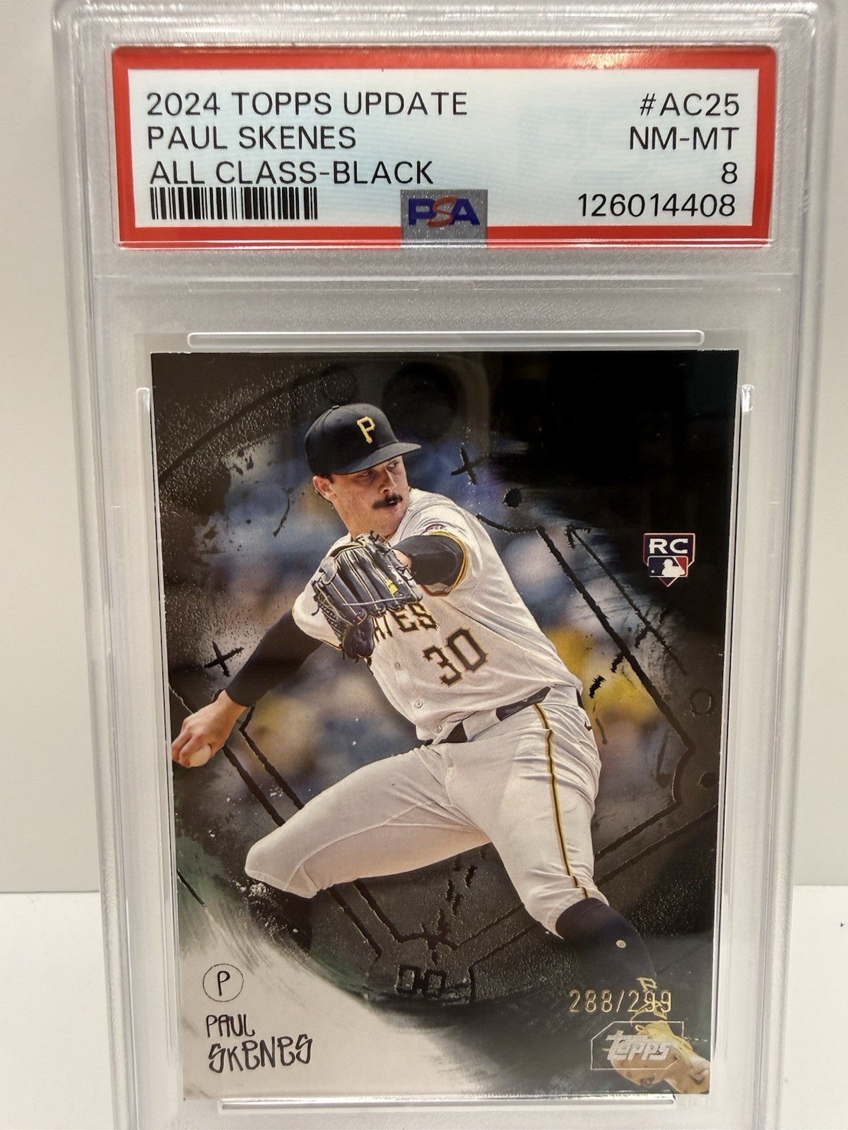 2024 Topps Update Series - All Class Paul Skenes #AC-25 Black 288/299 (RC)