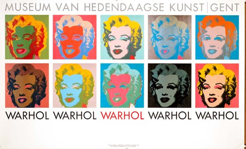 10 Marilyns Andy Warhol Museum Exhibit Authentic Original vintage popart poster - Picture 2 of 3