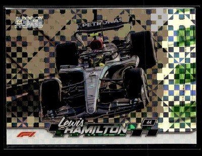 2024 Topps Paddock Pass Formula 1 #36 Lewis Hamilton Chrome X-Fractor card