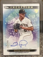 /299 Quinn Priester On Card Auto Rookie 2024 Topps Inception Pittsburgh Pirates