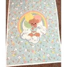 Vintage Classic Precious Moments Baby Blanket Crib Throw Comforter 1980s