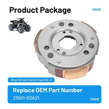 1987-2006 For SUZUKI LT80 QUAD Rear Driven Clutch Hub Kit 21501-03A21 41036-S005