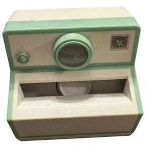3M Post It Note Dispenser Mint Green Polaroid Camera Pop Up Retro Style Desktop