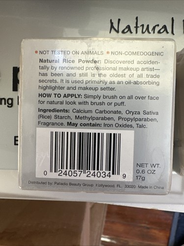 2 The Original Rice Powder Company, Absorbs Oil, RP04 Nude New Old Stock - Picture 4 of 5