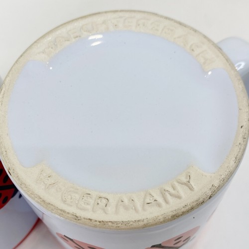 Juego de 2 tazas Ladybug vintage de Alemania Occidental Warchtersbach - Imagen 9 de 11