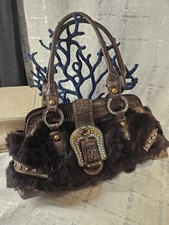 Furry Brown Purse 