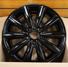 2014-2022 Mini Cooper 86082 OEM Wheel 17 x 7 Rim 17" Gloss Black 36116855109 C/R