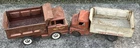 Structo Hydraulic Dump Truck Lot Of 2 As Is Parts Restoration Custom