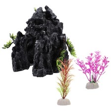 Reptile Cave Hideout Habitat Decorative Reptiles Shelter Tank Accessory