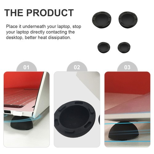 4 Pcs Heat Dissipation Ball Mat Small Computer Riser Laptop Desk - 第 6/12 張圖片