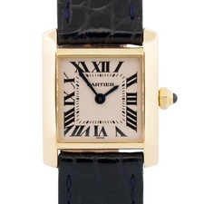 2026 SERVICE Cartier Tank Francaise 20mm 18K Gold Quartz W5000256 1820 BOX