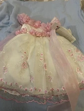 Baby Girl Floral Dress , Size 12M