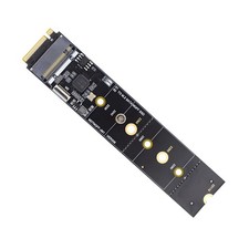 SATA NGFF Key B M SSD to NVME M-Key Host Motherboard Desktop Adapter Black
