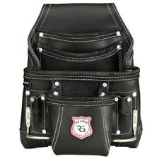 Leather Tool Belt for Electrician Tool Pouch Bags|10 Pocket Carpenter Tools,C...