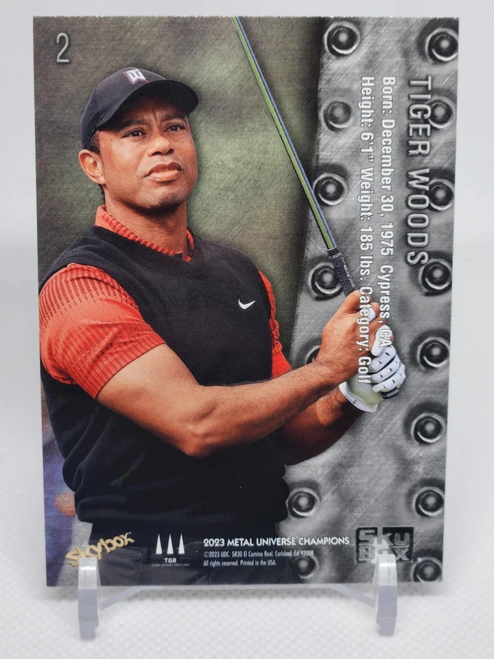 2023 Metal Universe Champions Tiger Woods #2 - Image 2 of 2