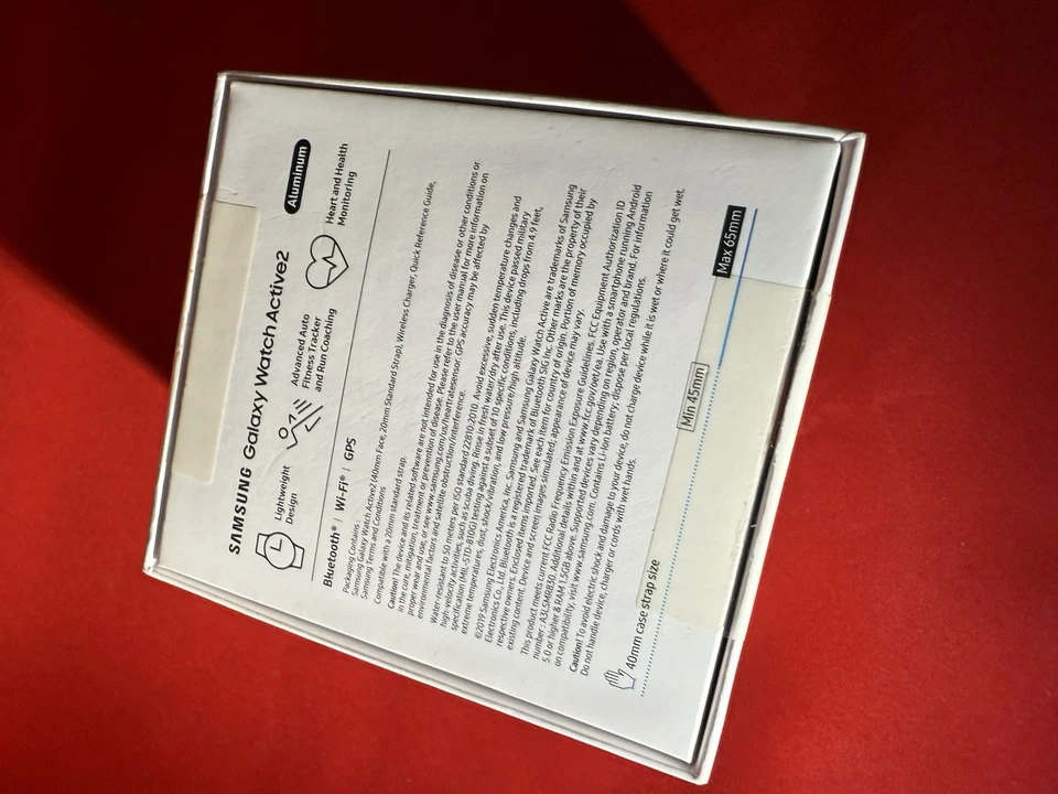 Samsung Galaxy Watch Active 2 SM-R830 40mm Aluminum Case with Sport Band... - Image 2 of 3