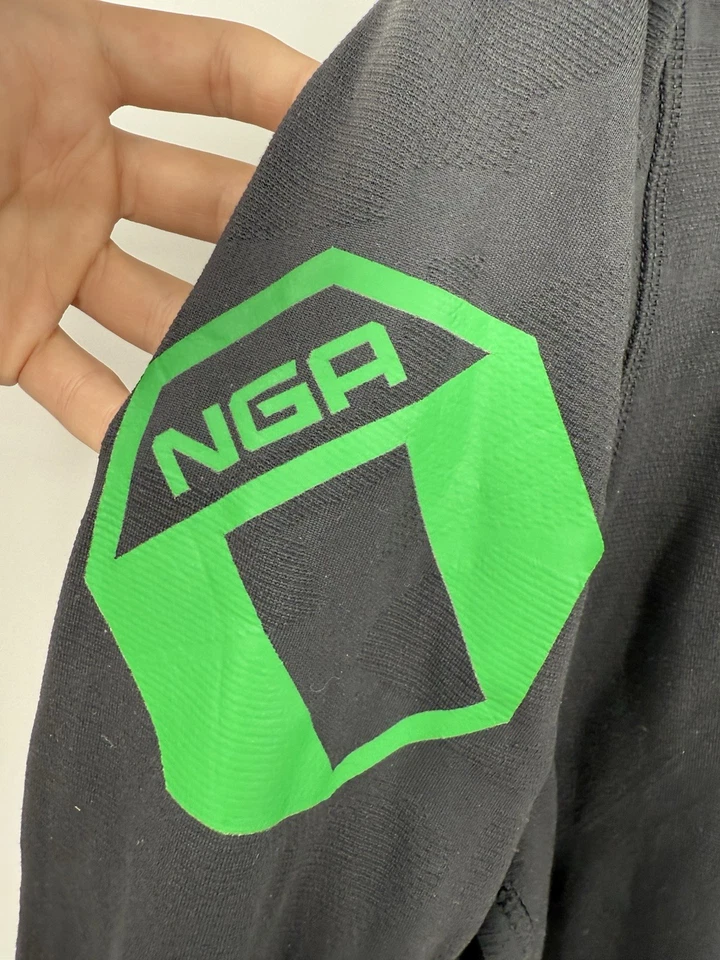 UFC Reebok Hoodie Mens XL Black Full Zip Fight Night Walkout MMA Team Nzechukwu - Image 4 of 4