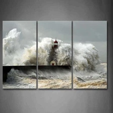 Lighthouse Wall Art Lighthouse Gift Canvas Picture Wall Decor The Picture Pri...