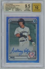 2020 Bowman Chrome Prospect Autographs Anthony Volpe New York Yankees 101/150