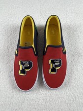 Polo Ralph Lauren Shoes Kids 2.5 Landyn Slip On P-Wing Logo Patch Canvas Preppy