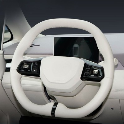DIY Hand-sewn Leather Car Steering Wheel Cover for MG4 2026 MG 4