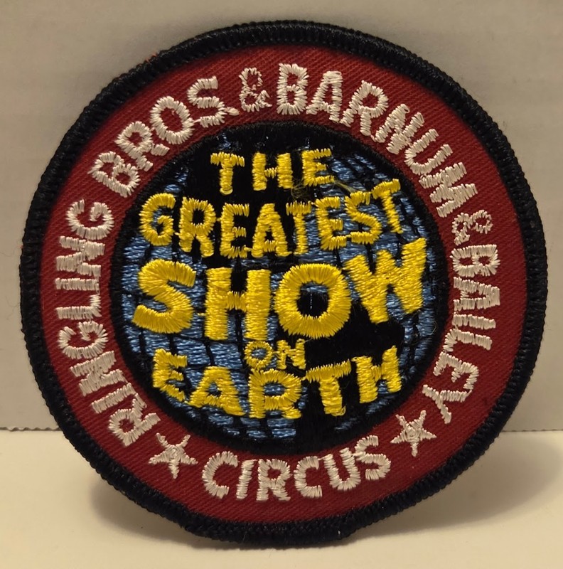 Ringling Bros. Barnum & Bailey Greatest Show on Earth Vintage Patch