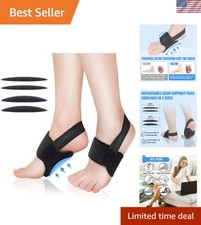 Gel Arch Support Braces with Removable Pads - Ideal for Plantar Fasciitis Relief