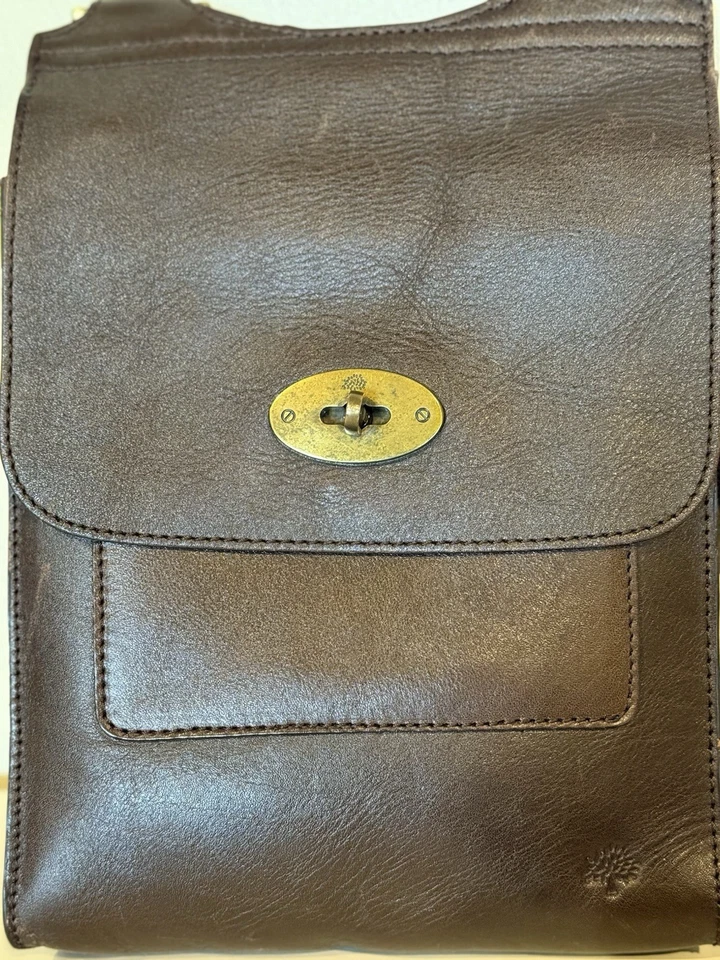 Bolso Bandolera Mulberry Antony Mensajero de Cuero Marrón Foto 2 de 4