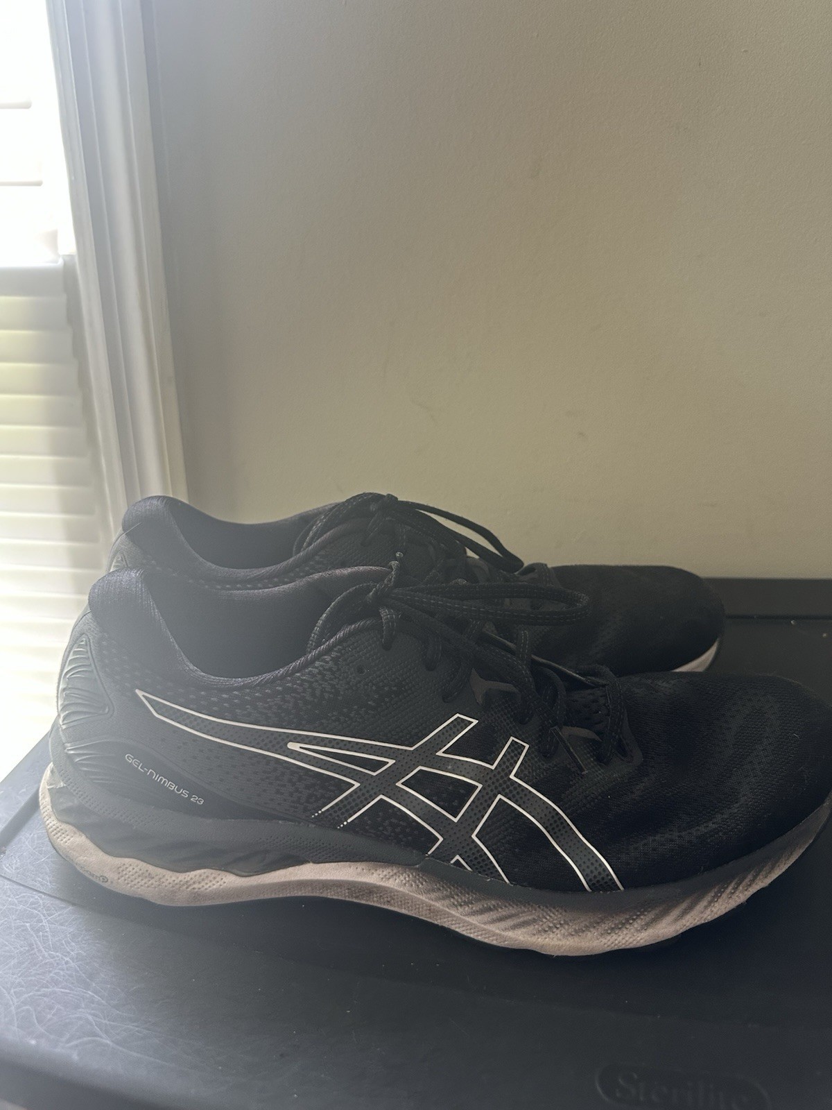 ASICS Gel Nimbus 23 Mens Running Shoes Size 12 for Cushioned Support