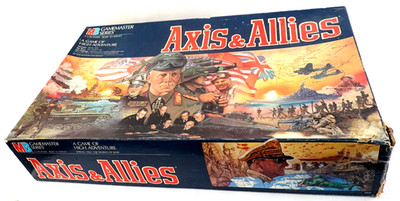 Axis and Allies 1987 MB Gamemaster Series Board Game Milton Bradley complete