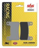 BremsbeläGe SBS 806DC Road Racing Dual Carbon FüR Motorrad