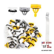71 PCS Fender Flare Rocker Panel Moulding Clips, PA Fender Spoiler Mounting
