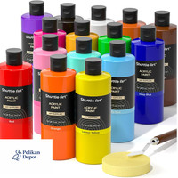 Shuttle Art Acrylfarben Set 15 Farben 473Ml Wasserfest Hoch