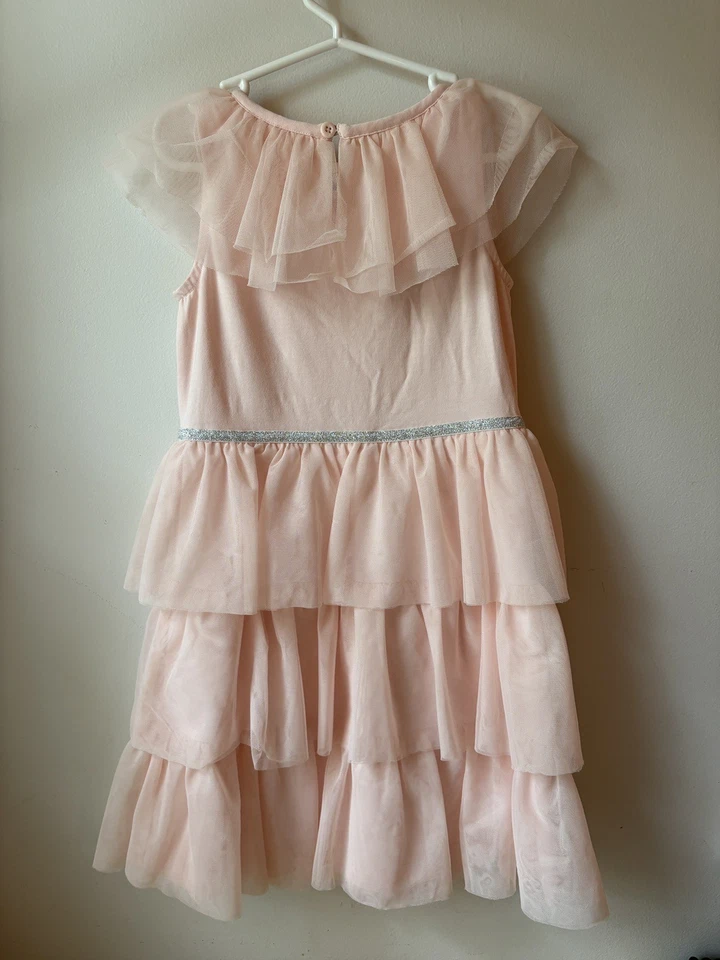 Vestido de ballet rosa pálido Hannah Andersson para niñas Foto 2 de 3