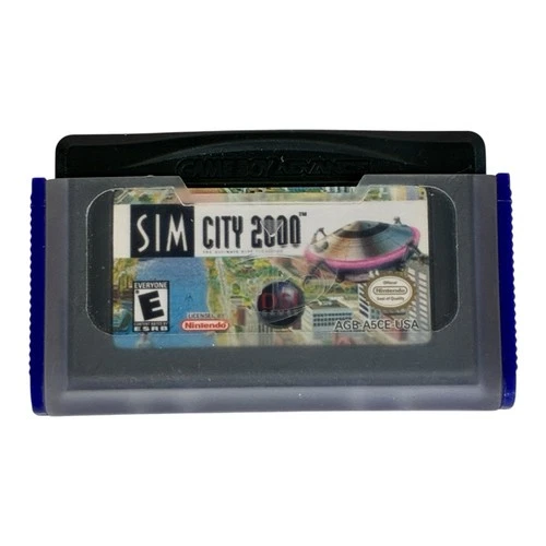 Sim City 2000 Nintendo GameBoy Advance GBA Cartridge Only Tested Works