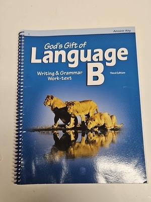 Abeka God's Gift Of Language B Third Edition Answer Key