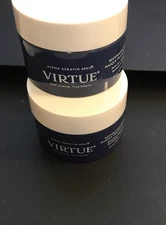 2 x Virtue Restorative Treatment Mask 0.5oz/15ml Each Travel Size NWOB