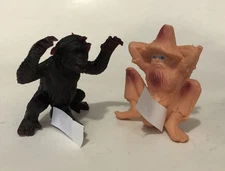 Vintage Horny Hillbilliy Man  Rubber Toy & Horny Monkey Toy Novelty Adult Humor