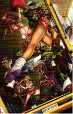 2013 PHOENIX COMICON ZOMBIES vs CHEERLEADERS ART PRINT by MIKE DEBALFO 11x17