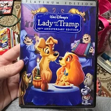 Walt Disney's Lady & The Tramp Platinum Edition Used DVD 50th Ann. Edition