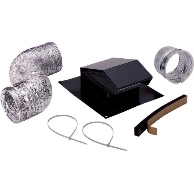 Roof Vent Cap Duct Kit Kitchen Bathroom Attic Exhaust Ducting Fan  Ventilation | eBay