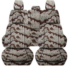 Custom Fit Camouflage Frrr Truck Seat Covers Fits 2015-2020 Ford F150 Raptor