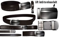 Real Leather Men s Belt. XL Automatic lock. Dress Casual belt. Fashion belt.
