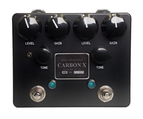 Browne Amplification Carbon X Dual Overdrive in Black, BRAND NEW WITH WARRANTY