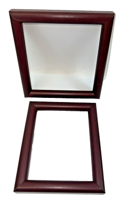 #ad Two Legacy Simple Wood Frames Art or Sewing Project Vintage 4 x 4 5 x 5 1980s $7.69