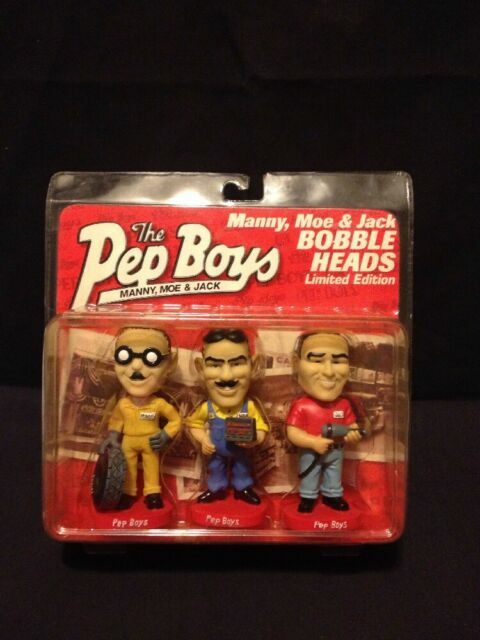 Pep Boys Bobblehead Doll Set Limited Edition For Sale Online Ebay